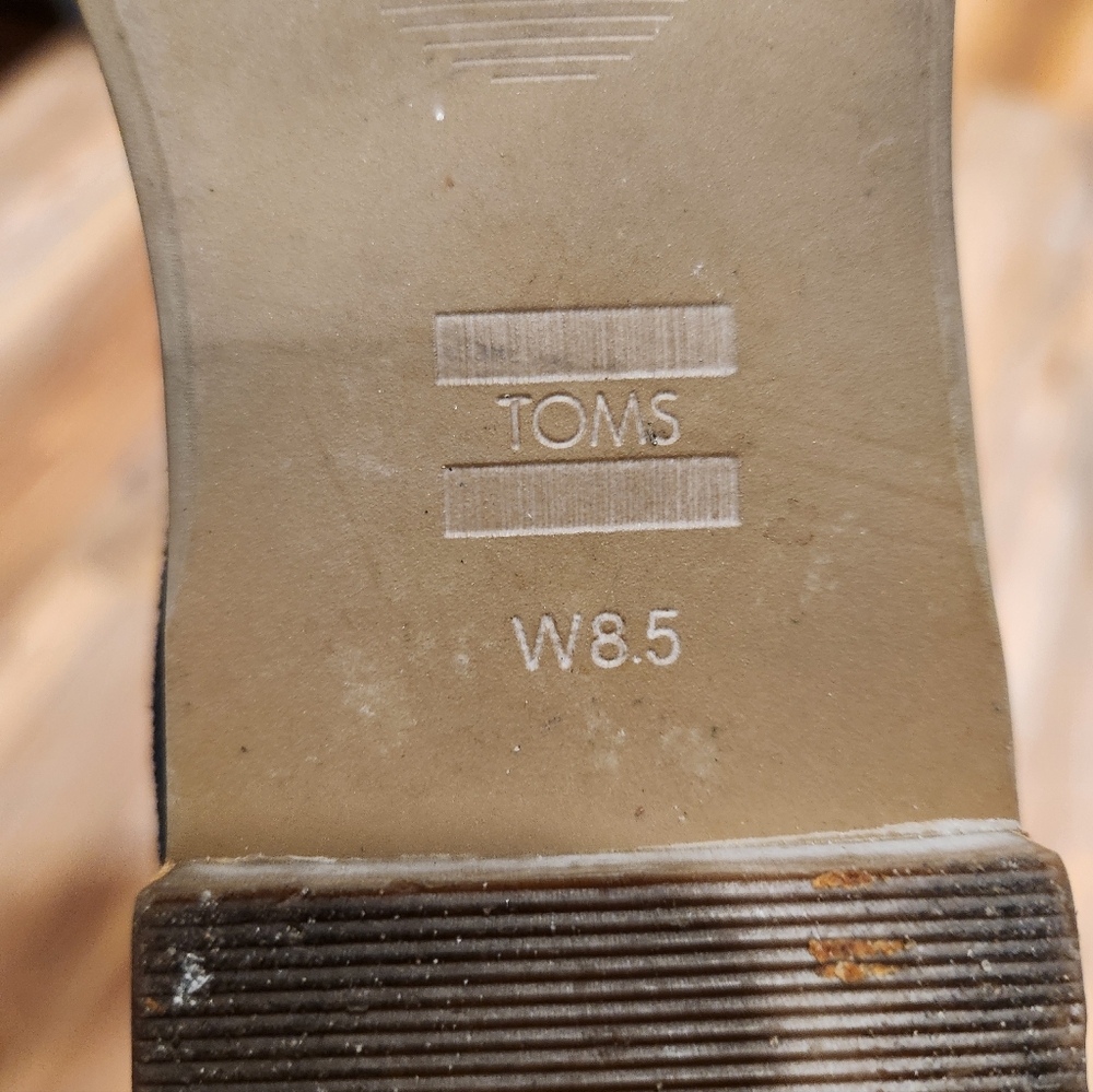 Toms Dorsay Black Women's Flats - Picture 6 of 6